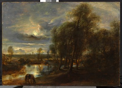 Paesaggio al chiaro di luna, c.1635-40 da Peter Paul Rubens